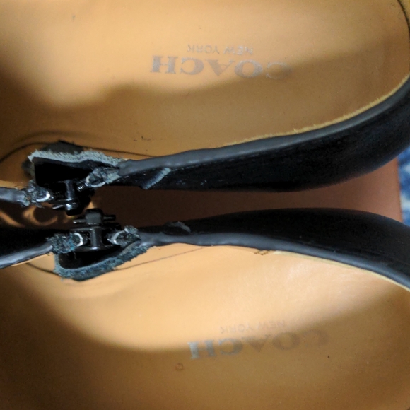 Coach Seneca black booties size 6.5 - Picture 7 of 9